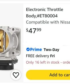Alternative view of Electronic Throttle Body, #ETB0004
