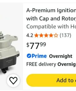Alternative view of Ignition Distributor For Honda Accord Prelude 1992-1995 L4 2.2L