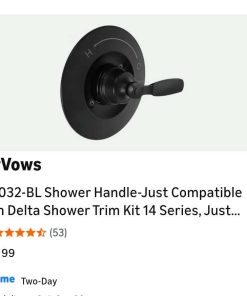 Alternative view of Shower Handle-Just Compatible with Delta Shower Trim Kit 14 Series