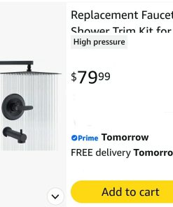 Alternative view of Replacement Faucet Shower Trim Kit for Delta
