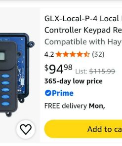 Alternative view of GLX-Local-P-4 Local Display Controller Keypad Replacement for Hayward