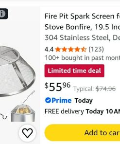 Alternative view of Fire Pit Spark Screen for Solo Stove Bonfire, 19.5 Inch