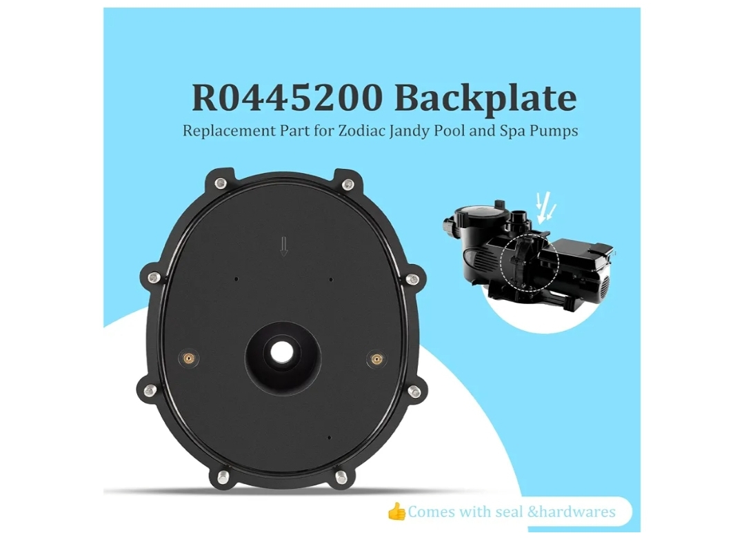 R0445200 Backplate for Zodiac Jandy Pool and Spa Pumps ePump, Stealth, PlusHP, Waterfall, MaxHP, Model JEP, SHPF/SHPM, PHPF/PHPM, SWF, MHPM - Image 5
