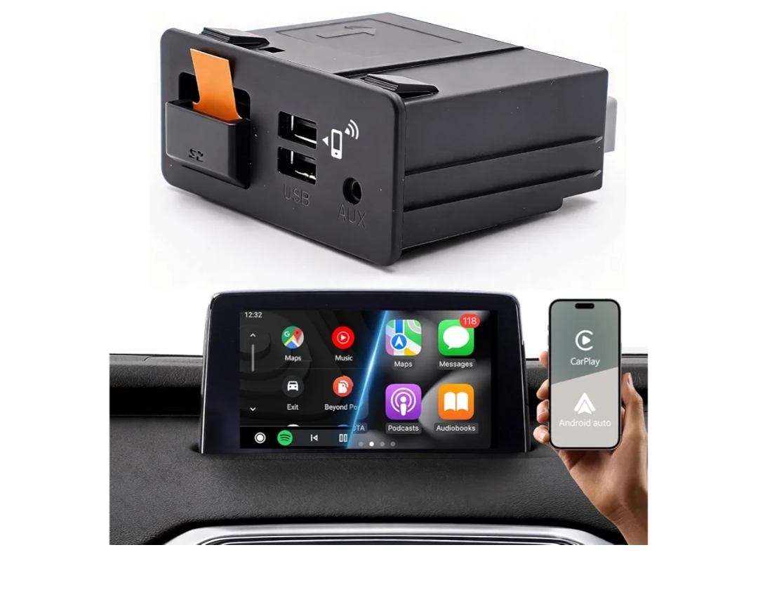 Mazda Wireless CarPlay Retrofit Kit | TK78-66-9U0C OEM USB Hub