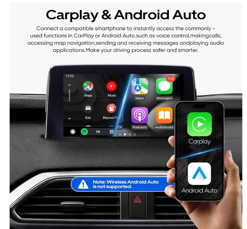 Mazda Wireless CarPlay Retrofit Kit | TK78-66-9U0C OEM USB Hub - Image 5