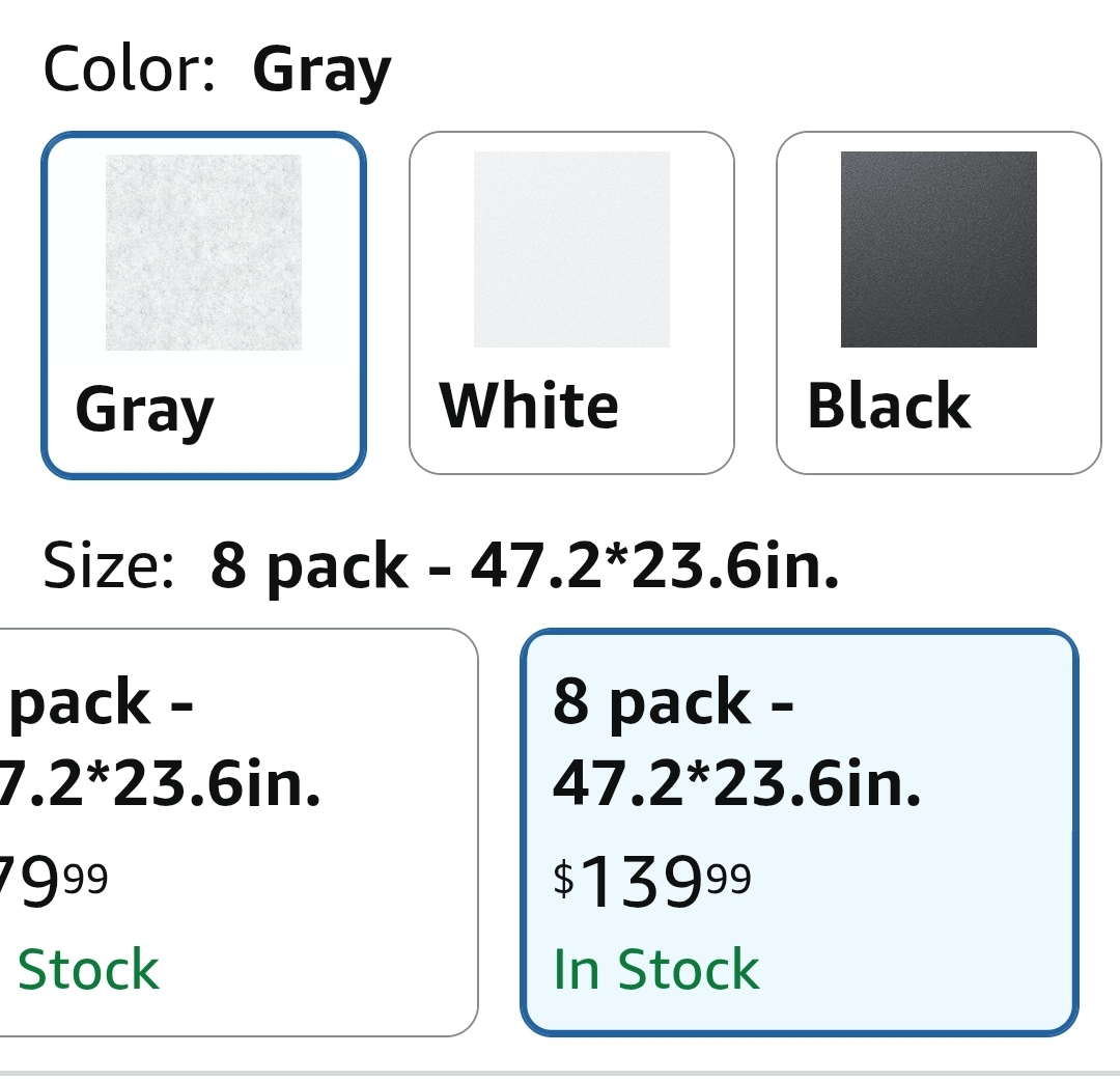 8 Pack High Density Large Acoustic Panel Sound Absorbing with Self-Adhesive - Image 11