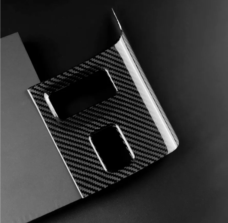 Hard Carbon Fiber for Toyota GR86 Subaru BRZ 2021-2025 Car Seat Heating Control Button Cover Center Console Interior Trim Accessories, Black, Manual Transmission - Image 9