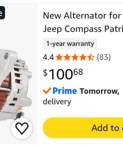 Alternative view of New Alternator for Chrysler,  Jeep, Dodge