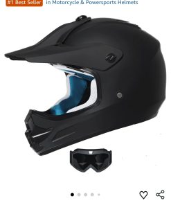 Youth Kids Dirt Bike Helmet DOT Approved, Full Face Motocross Set, Small