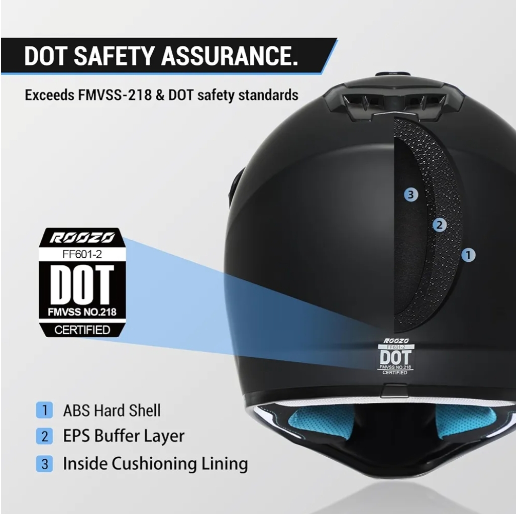 Youth Kids Dirt Bike Helmet DOT Approved, Full Face Motocross Set, Small - Image 4