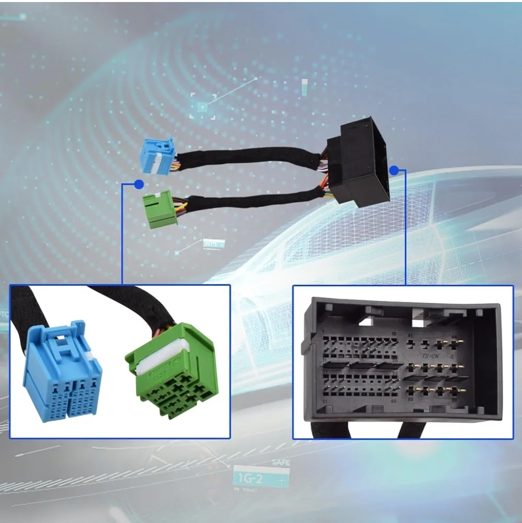 12-Inch Uconnect 5 Upgrade Wiring Harness Only, 5-Inch Radio or 8.4-Inch Uconnect 4/4C, 6-Cable Adapter Set - Image 4