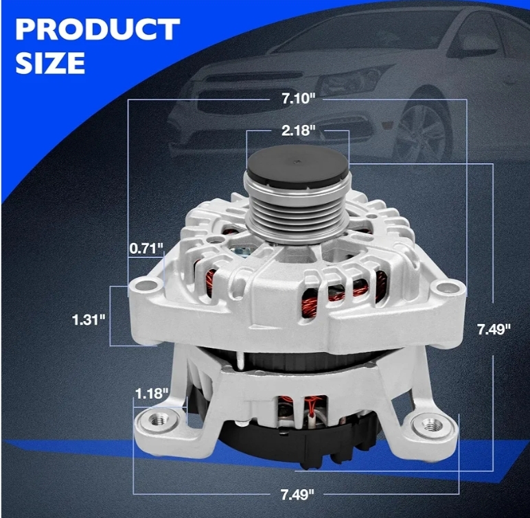 Alternator Fits for Chevy Cruze 2012-2015, Cruze Limited 2016 L4 1.4L - Image 12