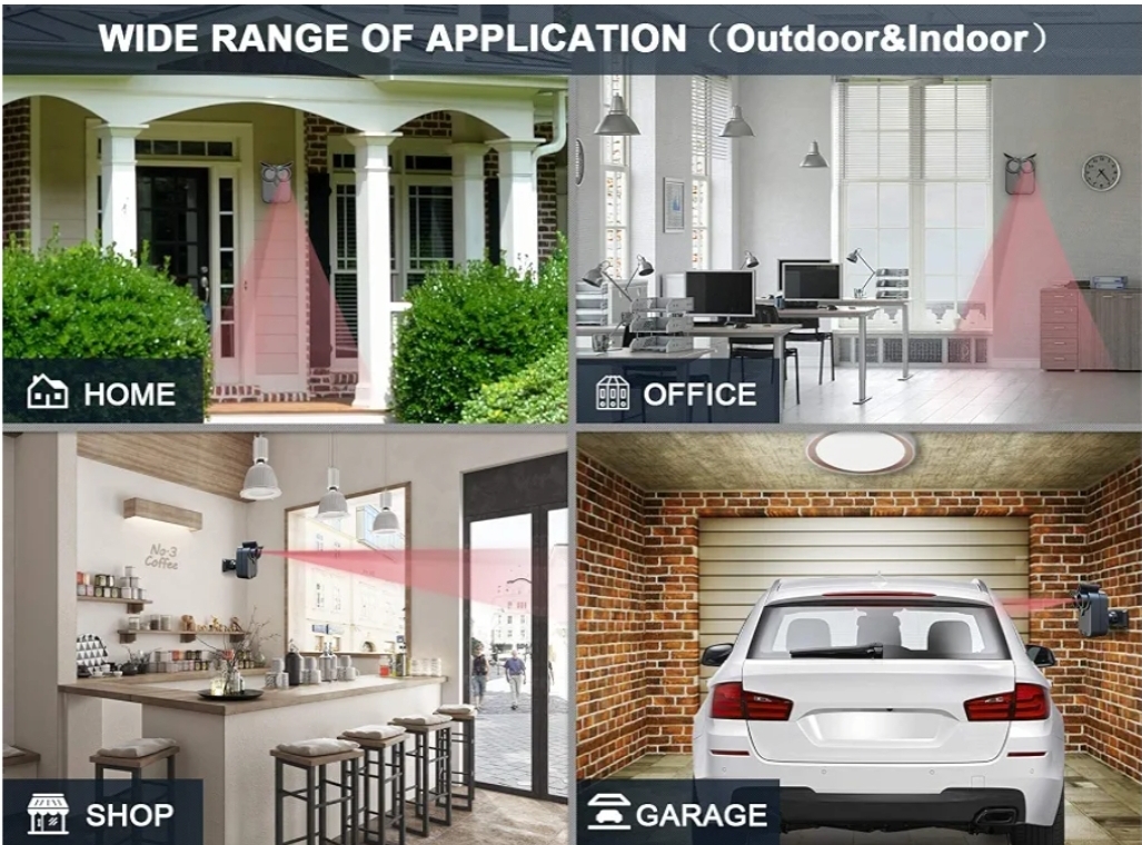 Driveway Alarm- 1/2 Mile Long Range Motion Sensor- 1 Receiver+4 Sensors - Image 6