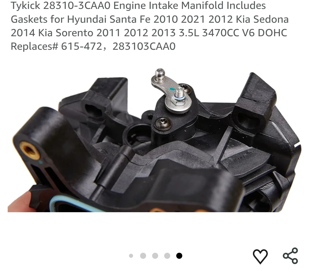 28310-3CAA0 Engine Intake Manifold Includes Gaskets for Hyundai & Kia - Image 10