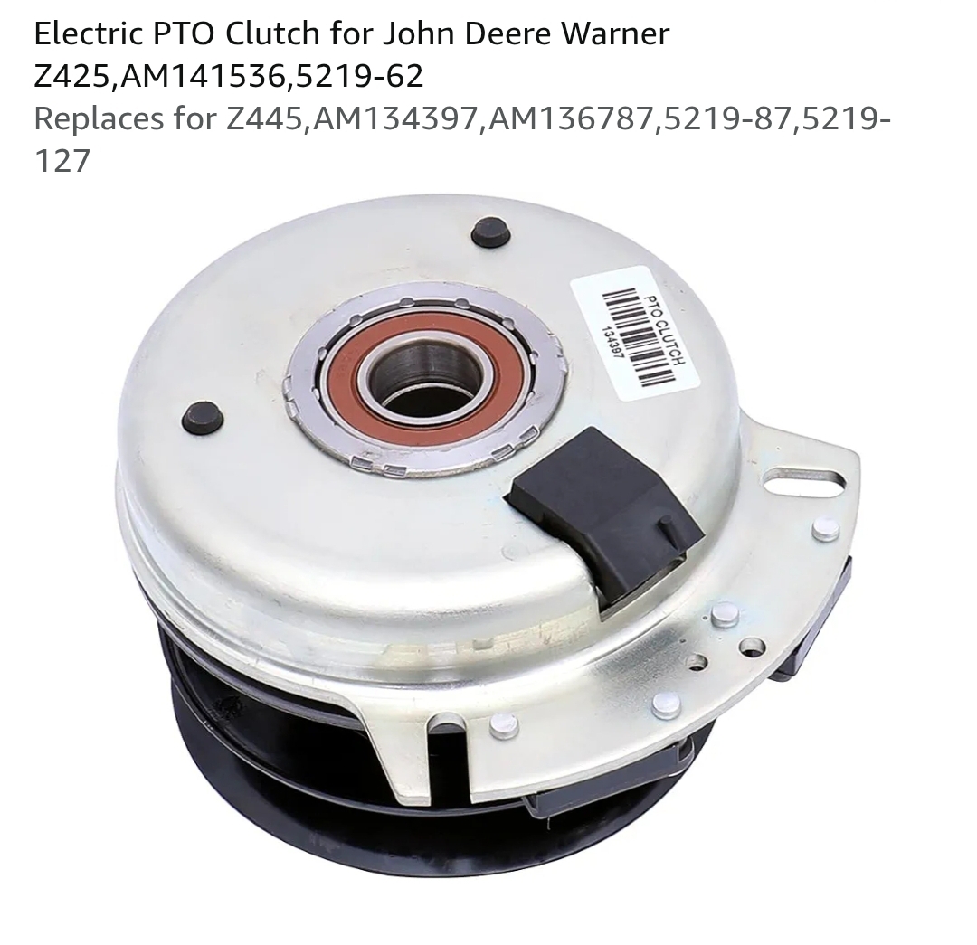 Electric PTO Clutch for John Deere Warner Z425, AM141536, 5219-62 - Image 5