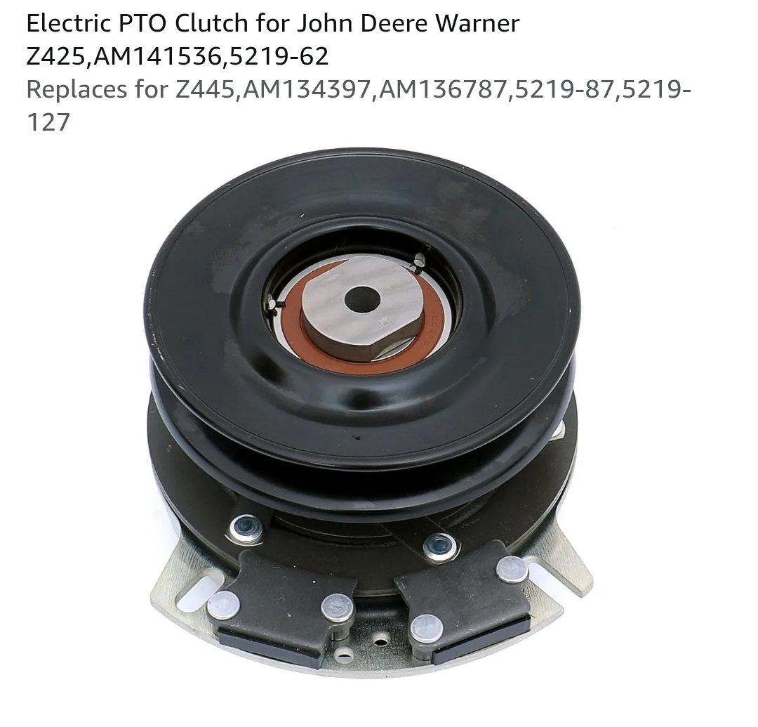 Electric PTO Clutch for John Deere Warner Z425, AM141536, 5219-62 - Image 6