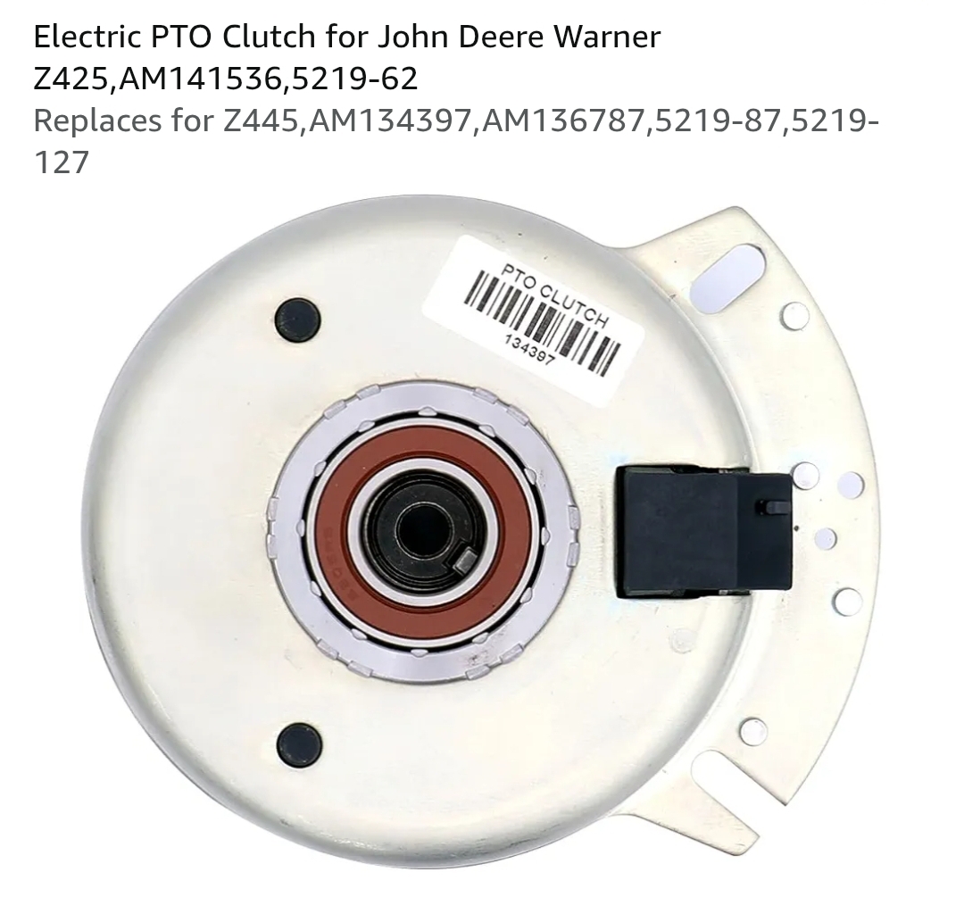 Electric PTO Clutch for John Deere Warner Z425, AM141536, 5219-62 - Image 8