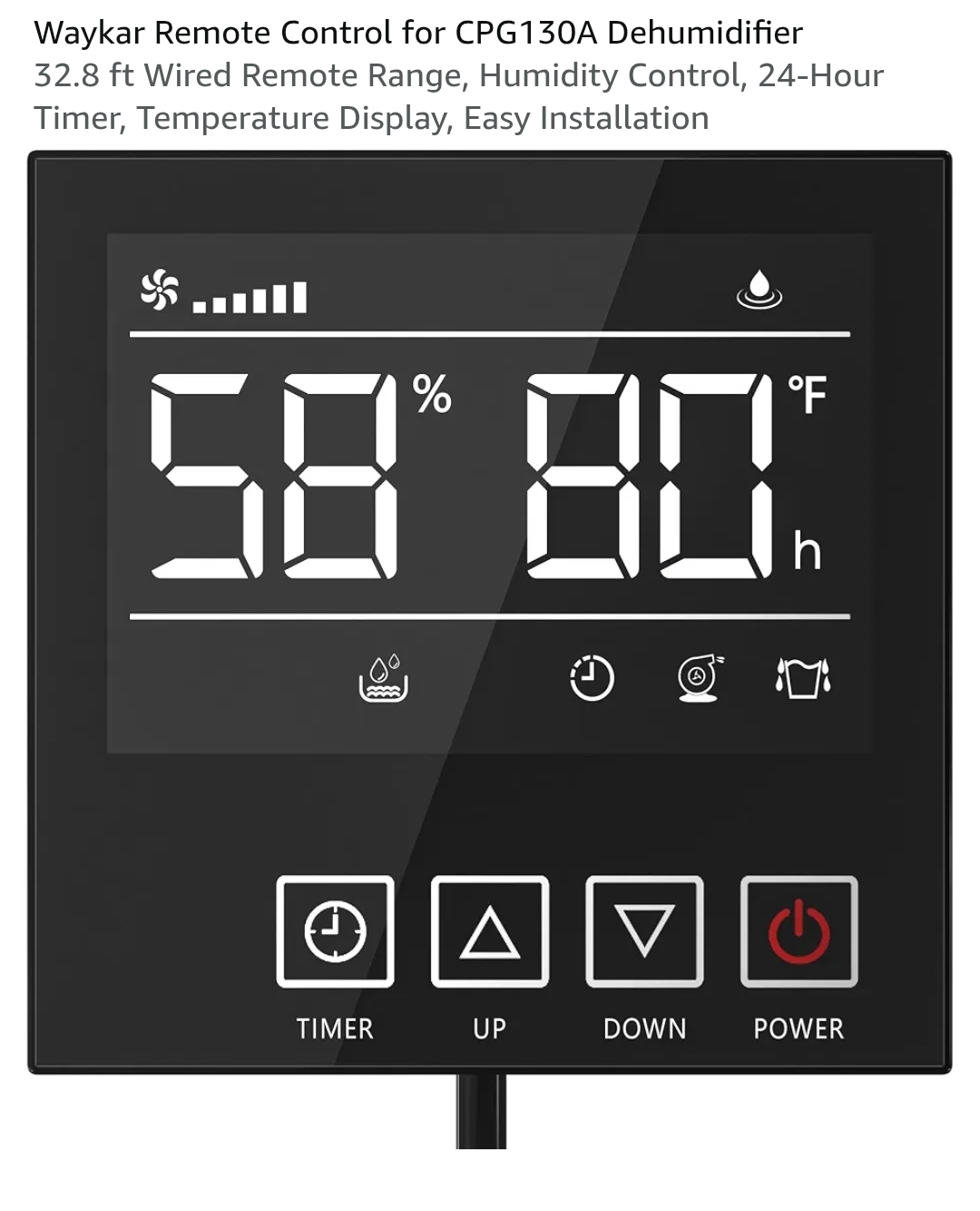 Remote Control for CPG130A Dehumidifier
