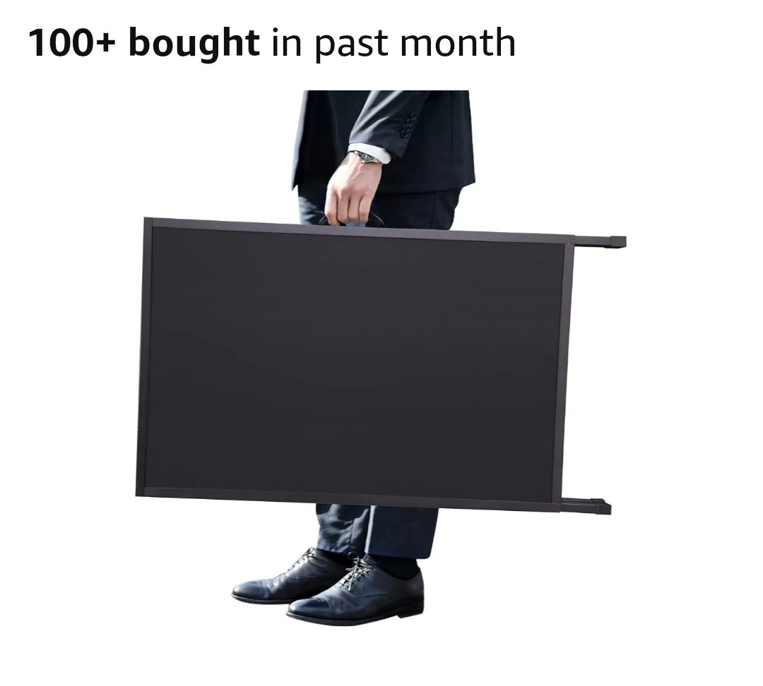Heavy Duty Slide-in Folding Sandwich Board A-Frame Sidewalk Sign 24x36 Inch - Image 9