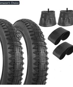 98-406 20x4.0 Fat Tire and Tube for E-Bike, MTB- 1/2Pack-Black