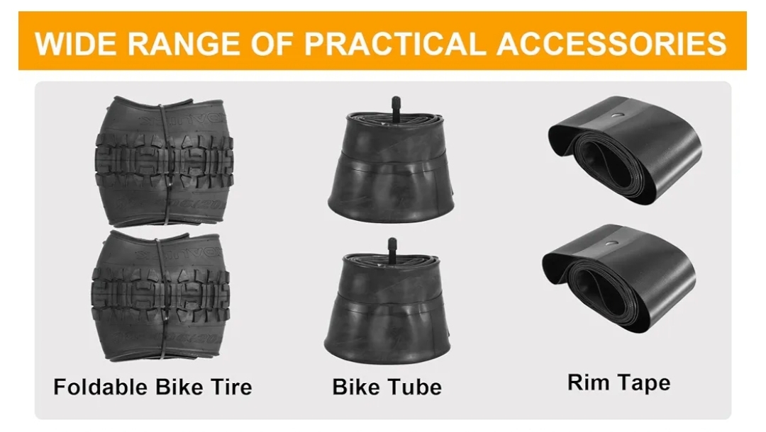 98-406 20x4.0 Fat Tire and Tube for E-Bike, MTB- 1/2Pack-Black - Image 11