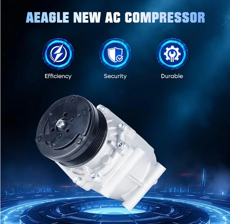 Air Conditioner AC Compressor with Clutch - Image 4