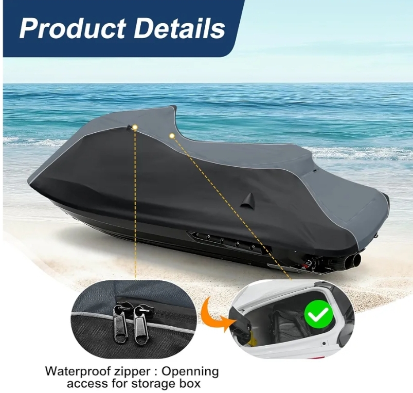 Jet Ski Cover for 2005-2009 Yamaha VX, VX Deluxe, VX Sport - Image 11