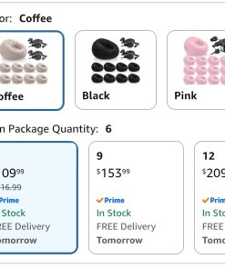 Alternative view of 6 Pcs Inflatable Bean Bag Chair, Air Pump,Coffee