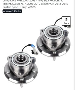 513276 [Set of 2] Front Wheel Hub Bearing Assembly