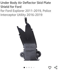 Under Body Air Deflector Skid Plate Shield for Ford