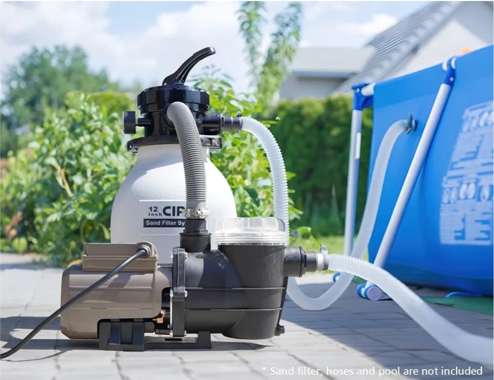 Pool Pump with Timer 2700GPH 115V Powerful Self Priming Above Ground Swimming Pool Pump 0.35HP - Image 5