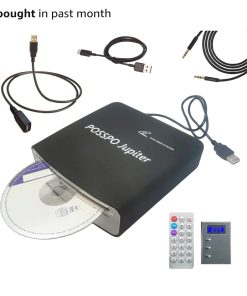 Jupiter USB CD Player for Car Auto Portable, DVD for PC, Support AUX