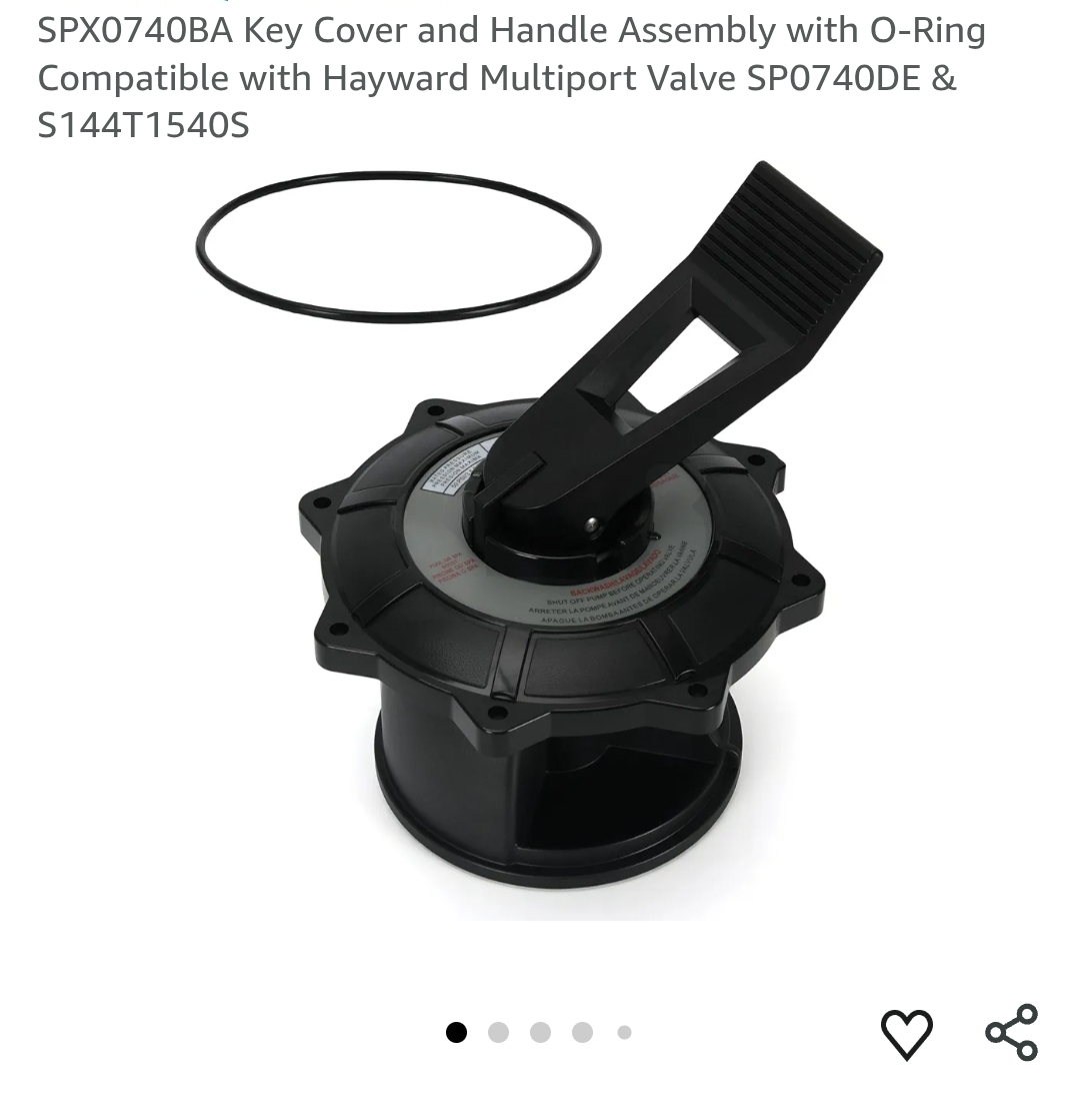 SPX0740BA Key Cover and Handle Assembly with O-Ring
