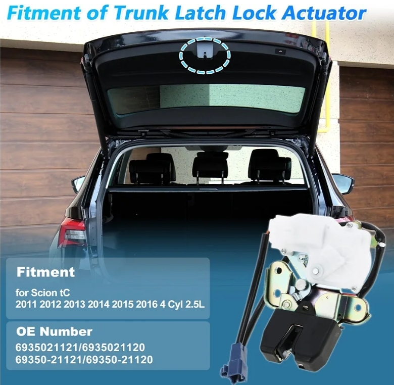 Trunk Latch Lock Actuator for Scion - Image 5