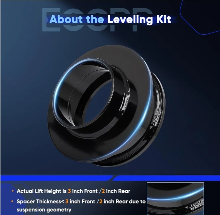 3" Front Leveling Lift Kit 2" Rear Leveling Kit for Ford - Image 7