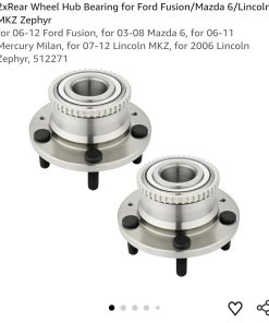 2x Rear Wheel Hub Bearing for Ford, Lincoln, Mercury, Mazda