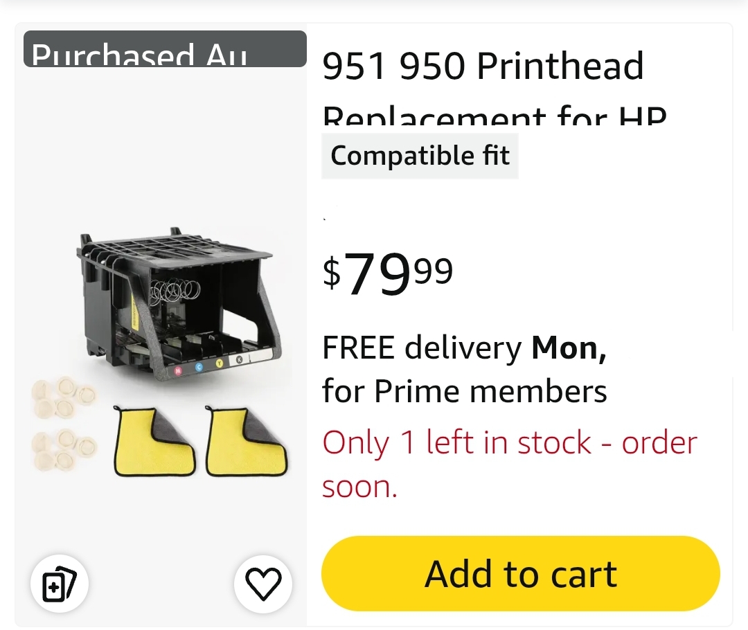 951 950 Printhead Replacement for HP Officejet Pro - Image 2