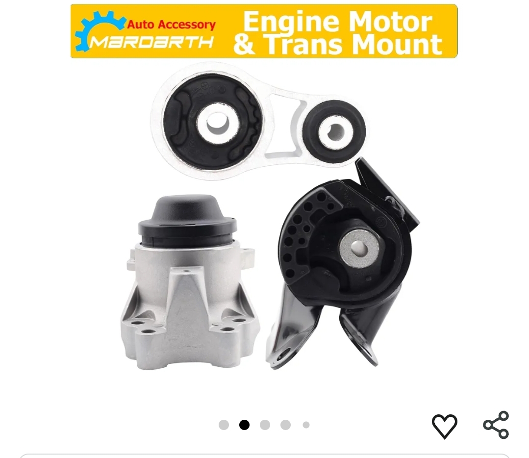 Set of 3 Engine Motor Trans Mounts Fits Mazda CX-9,3.7L Auto - Image 5