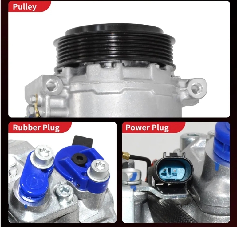 A/C Compressor with Clutch Compatible with Mercedes-Benz - Image 7