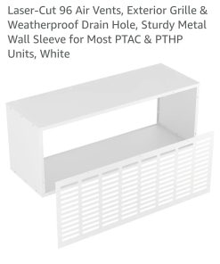 PTAC Wall Sleeve 42.5"L x 16.6"W x 15"H