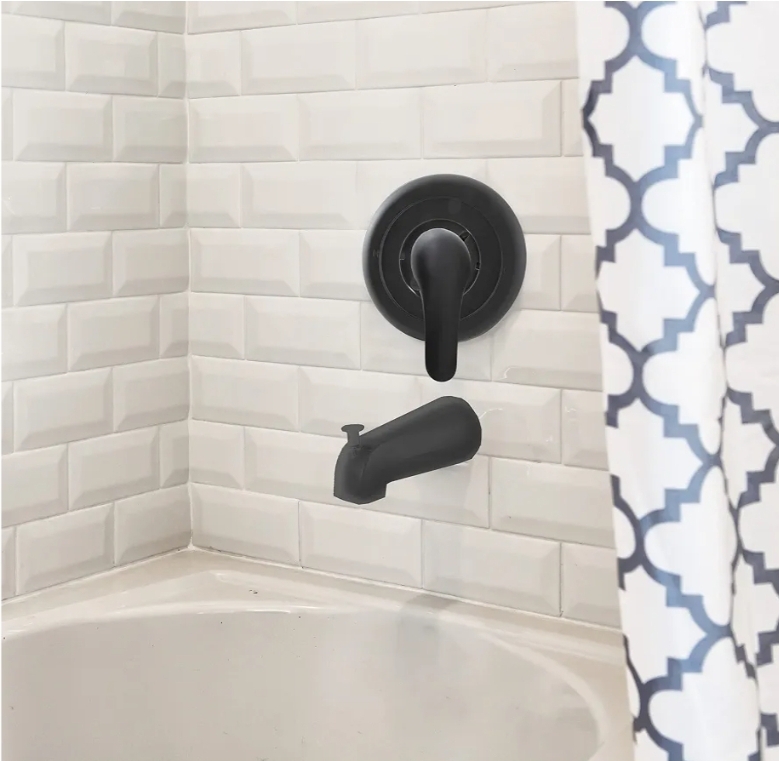 Bathroom Tub/Shower Replacement Trim Kit for Moen Brand Faucets in Matte Black - Image 6