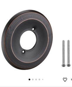 One-Handle Tub and Shower Faucets, Single Metal Round Shower Escutcheon Kit, Oil Rubbed Bronze