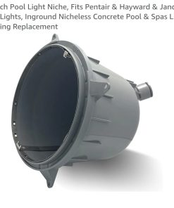 10 Inch Pool Light Niche, Fits Pentair & Hayward & Jandy Pool Lights, Inground Nicheless Concrete Pool & Spas Light Housing Replacement