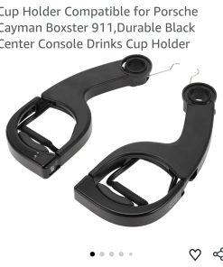 Cup Holder Compatible for Porsche Cayman Boxster 911,Durable Black Center Console Drinks Cup Holder