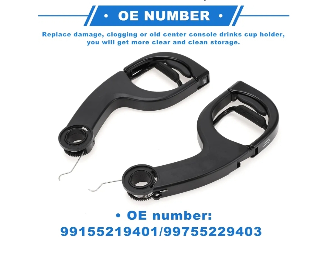 Cup Holder Compatible for Porsche Cayman Boxster 911,Durable Black Center Console Drinks Cup Holder - Image 8