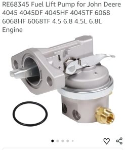 RE68345 Fuel Lift Pump for John Deere 4045 4045DF 4045HF 4045TF 6068 6068HF 6068TF 4.5 6.8 4.5L 6.8L Engine