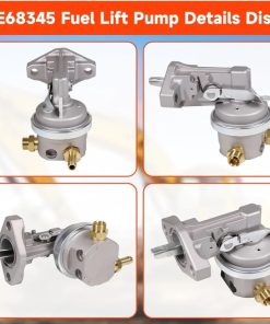Alternative view of RE68345 Fuel Lift Pump for John Deere 4045 4045DF 4045HF 4045TF 6068 6068HF 6068TF 4.5 6.8 4.5L 6.8L Engine