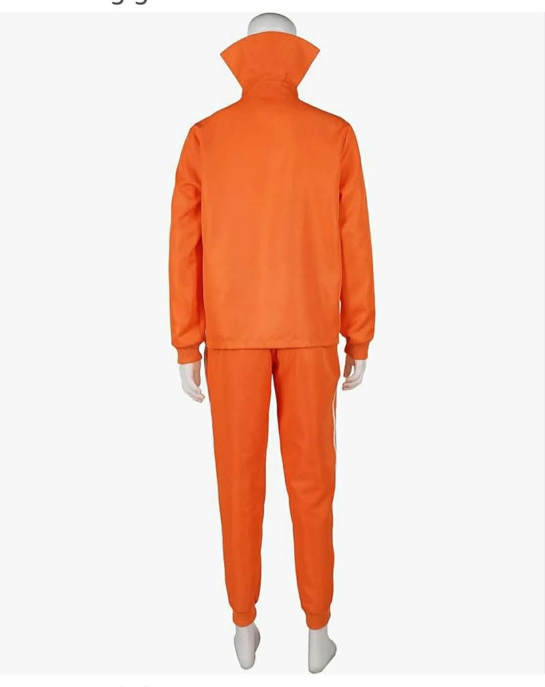 Men's adult sports suit 2-piece hoodie sportswear suit fashion sportswear suit with wig, 3X - Image 8