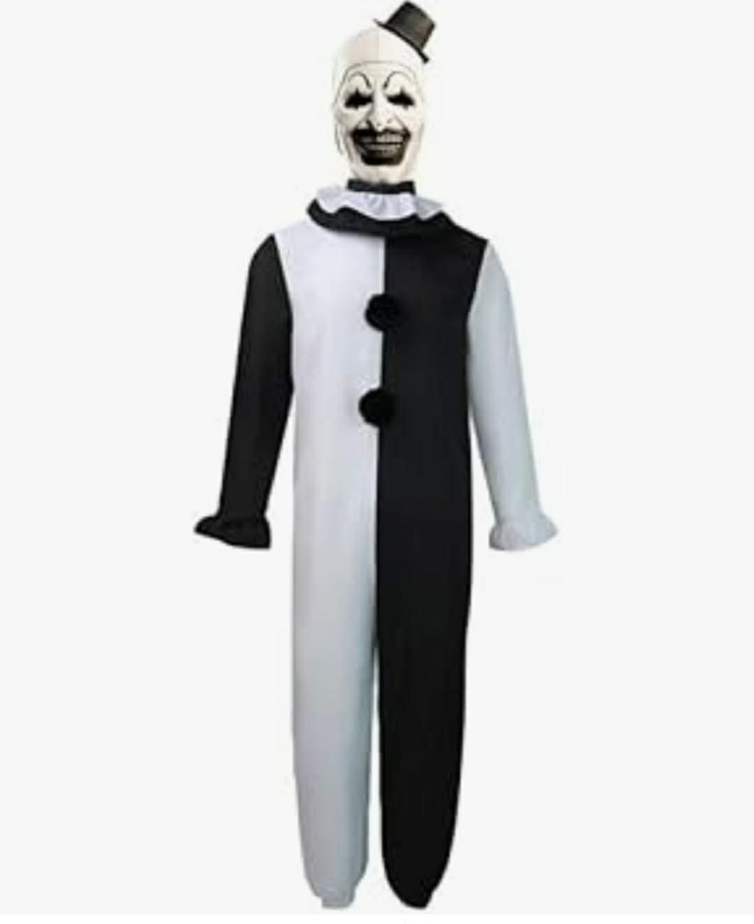 Scary Killer Clown Halloween Costume Creepy Cosplay Props for Kids, 7-8yrs - Image 8