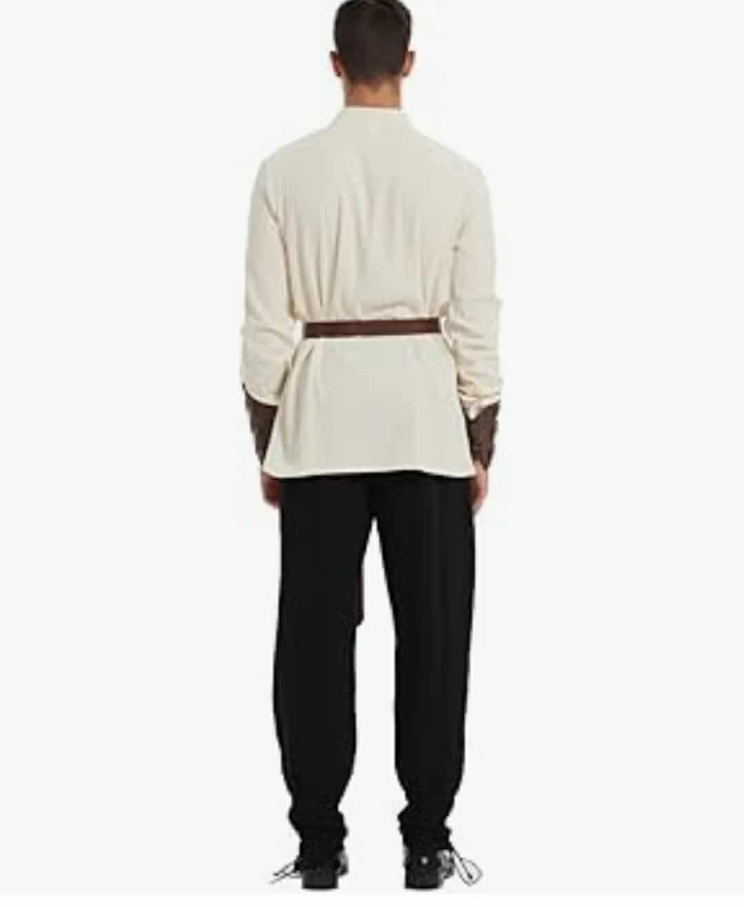 Medieval Pirate Shirt and Pants Viking Costume Accessory Set, 2XL - Image 6